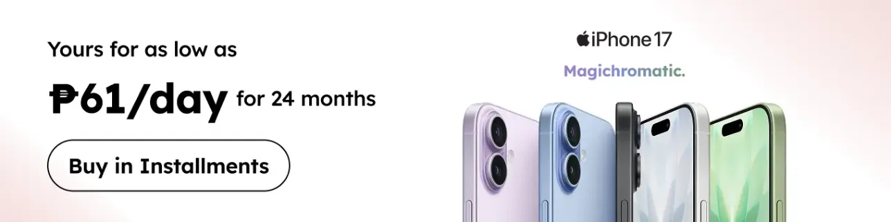 Banner showing Apple iPhone 17 pre-order at shoppingmall
