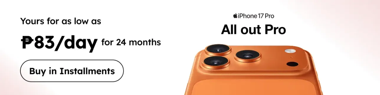 banner showing iPhone 17 Pro pre-order at shoppingmall